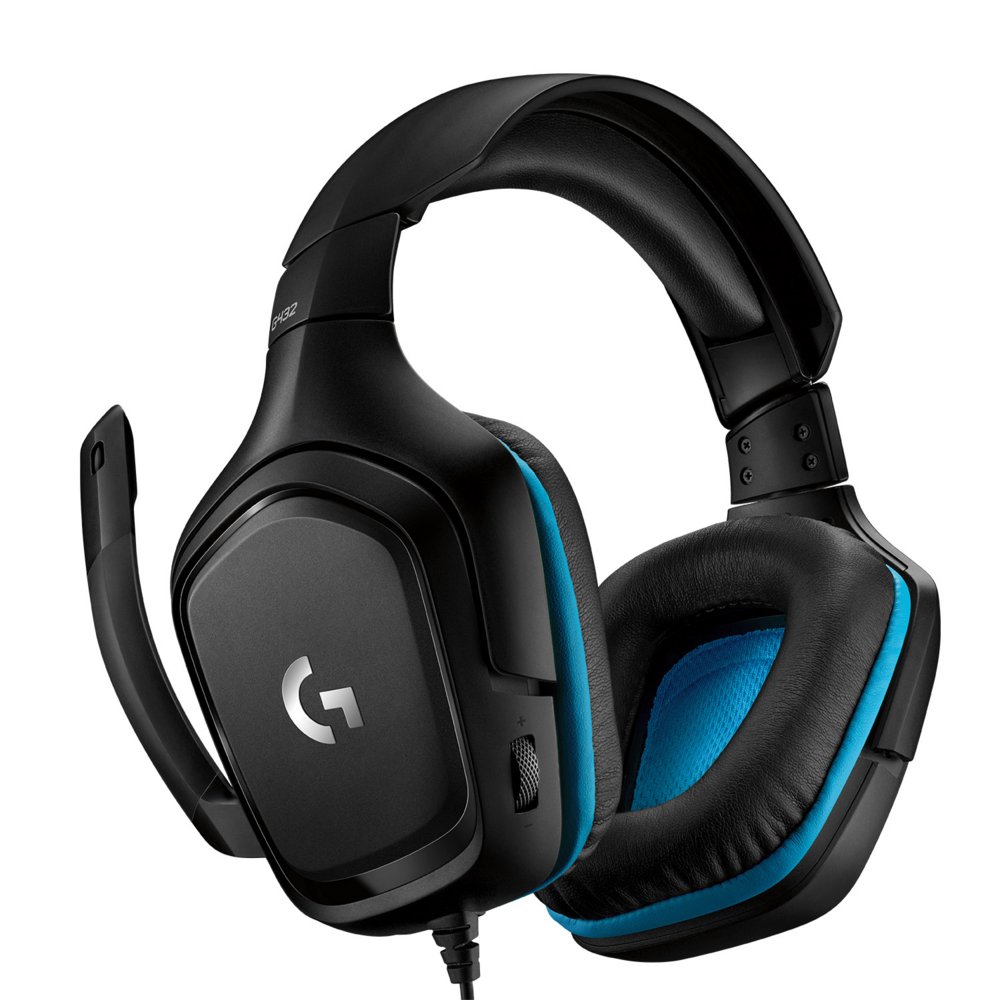 Logitech G432 | Bedrade Over-ear Gaming Headset 3.5mm Connector | 7.1 Surround | Zwart/Blauw 2 Logitech G432 | Bedrade Over-ear Gaming Headset 3.5mm Connector | 7.1 Surround | Zwart/Blauw - Afbeelding 2