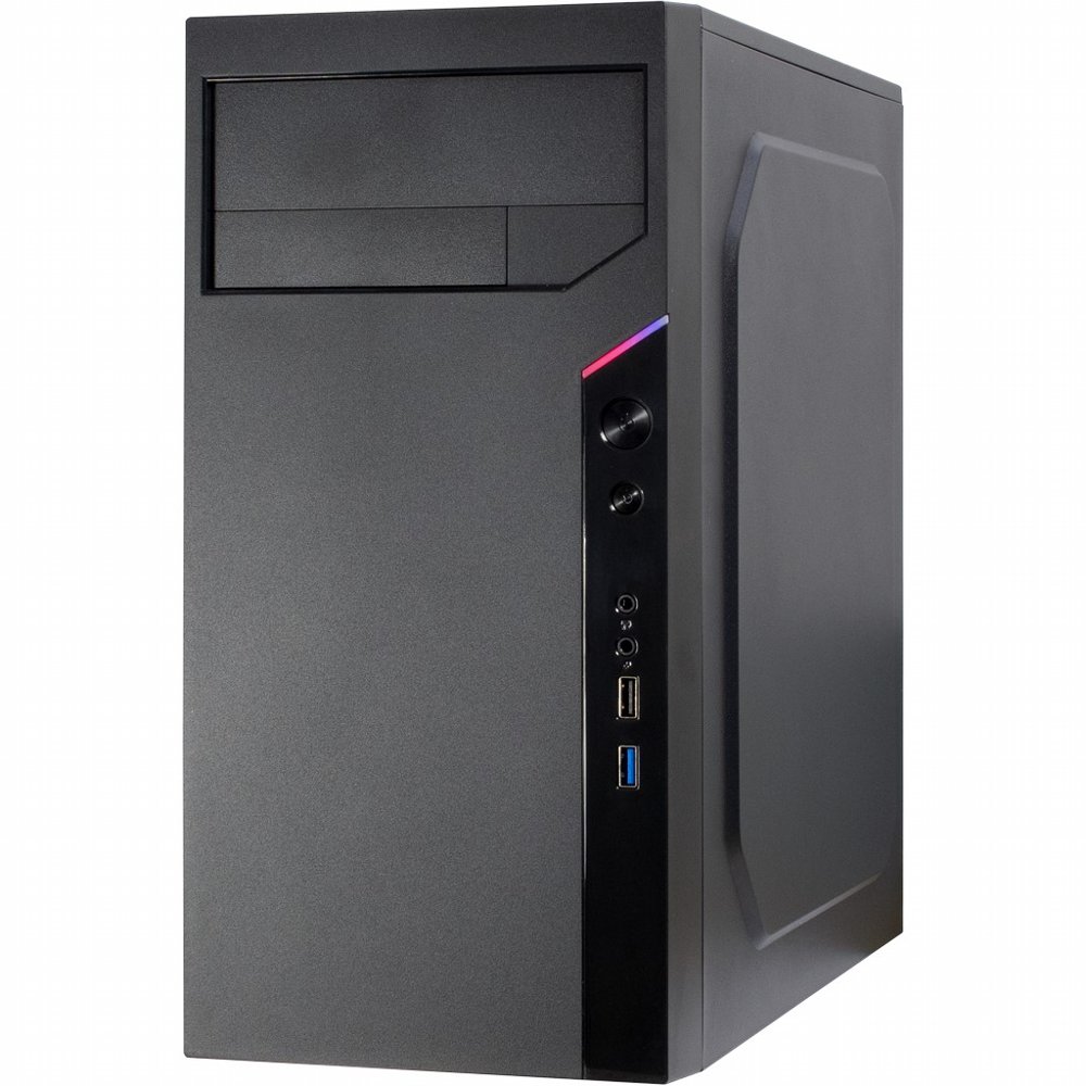 Inter-Tech IT-6505 Reto | Micro Tower Case | Zwart 1 Inter-Tech IT-6505 Reto | Micro Tower Case | Zwart