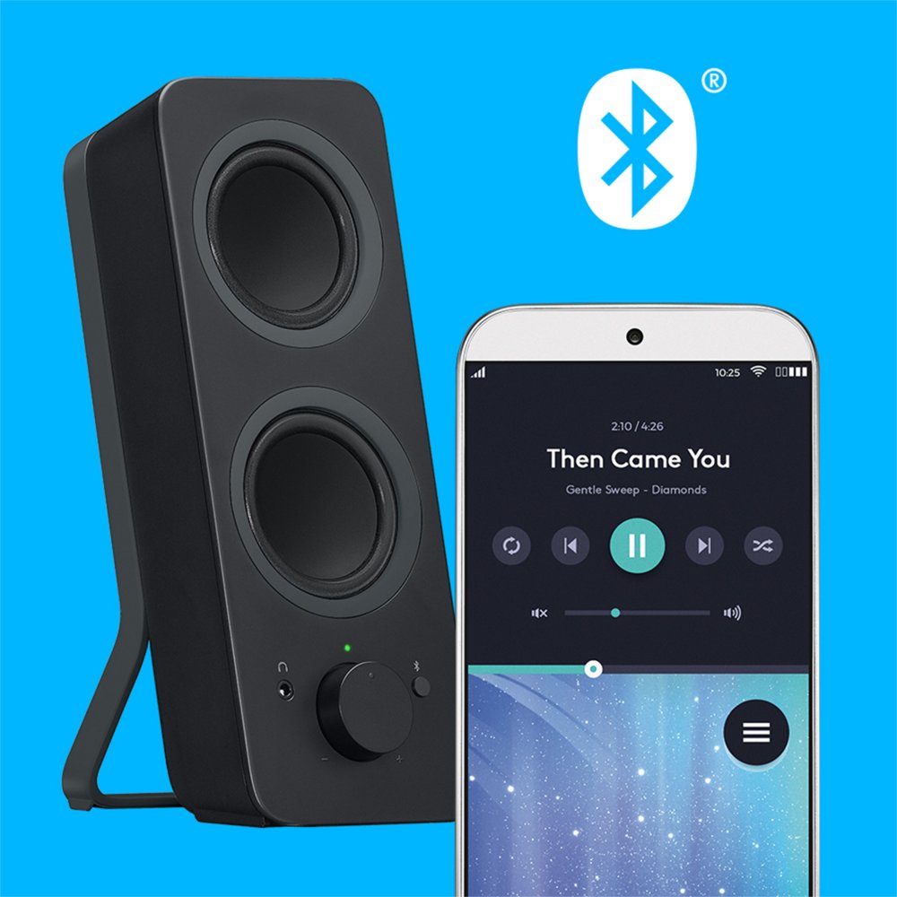 Logitech Z207 | 2.0 Bluetooth Luidsprekerset | 5W RMS | Draadloze Overgang | Zwart 13 Logitech Z207 | 2.0 Bluetooth Luidsprekerset | 5W RMS | Draadloze Overgang | Zwart - Afbeelding 13