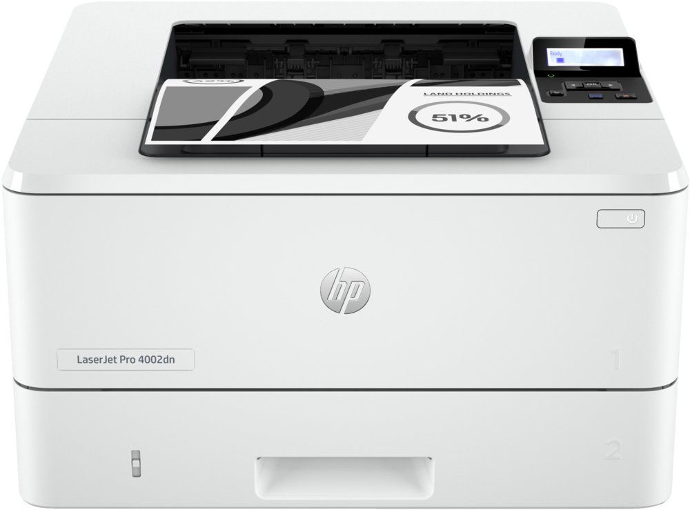 HP LaserJet Pro 4002dn | Zwart-wit Laserprinter | Dubbelzijdig printen | 40 ppm | Ethernet | Voor MKB | Compact & Energiezuinig 1 HP LaserJet Pro 4002dn | Zwart-wit Laserprinter | Dubbelzijdig printen | 40 ppm | Ethernet | Voor MKB | Compact & Energiezuinig