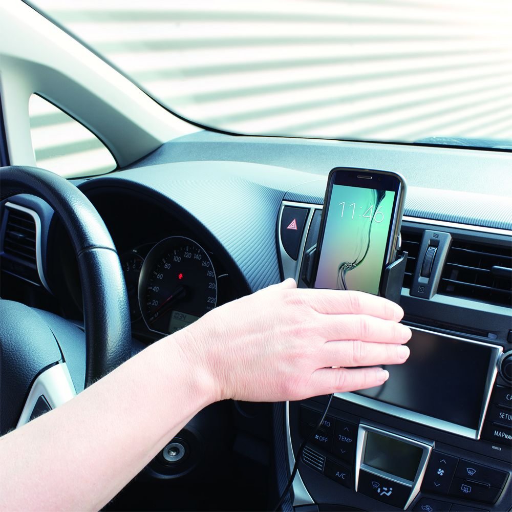 ACT AC9010 | Telefoonhouder voor in de Auto met Draadloos Opladen | Zwart 6 ACT AC9010 | Telefoonhouder voor in de Auto met Draadloos Opladen | Zwart - Afbeelding 6