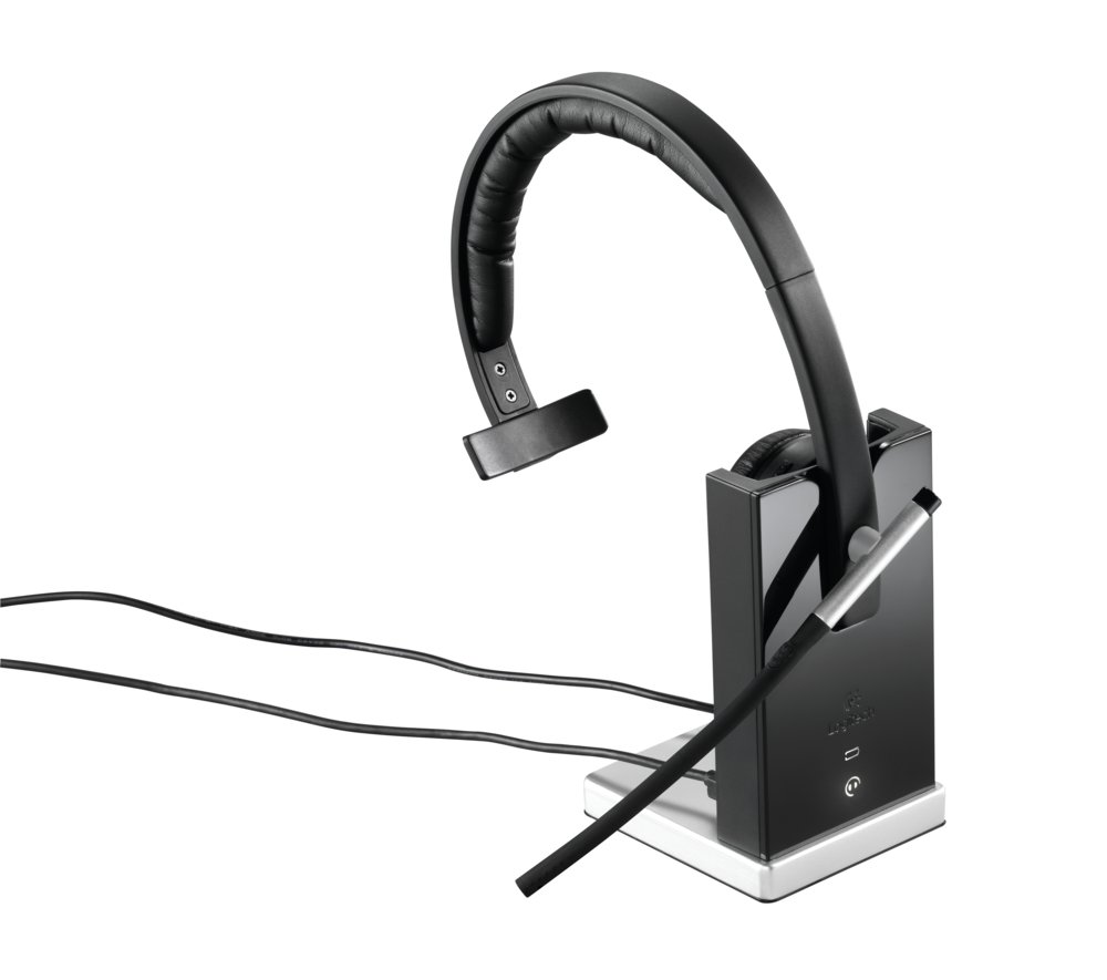 Logitech H820e | Draadloze Mono On-Ear Headset | Zwart 6 Logitech H820e | Draadloze Mono On-Ear Headset | Zwart - Afbeelding 6