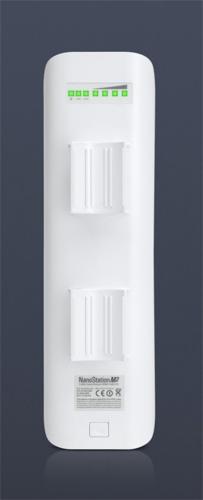 Ubiquiti NanoStation NSM2 | WiFi 4 Outdoor CPE | 150 Mbit/s | Passief PoE (injector inbegrepen) | Inclusief Mastmontagebeugel 4 Ubiquiti NanoStation NSM2 | WiFi 4 Outdoor CPE | 150 Mbit/s | Passief PoE (injector inbegrepen) | Inclusief Mastmontagebeugel - Afbeelding 4
