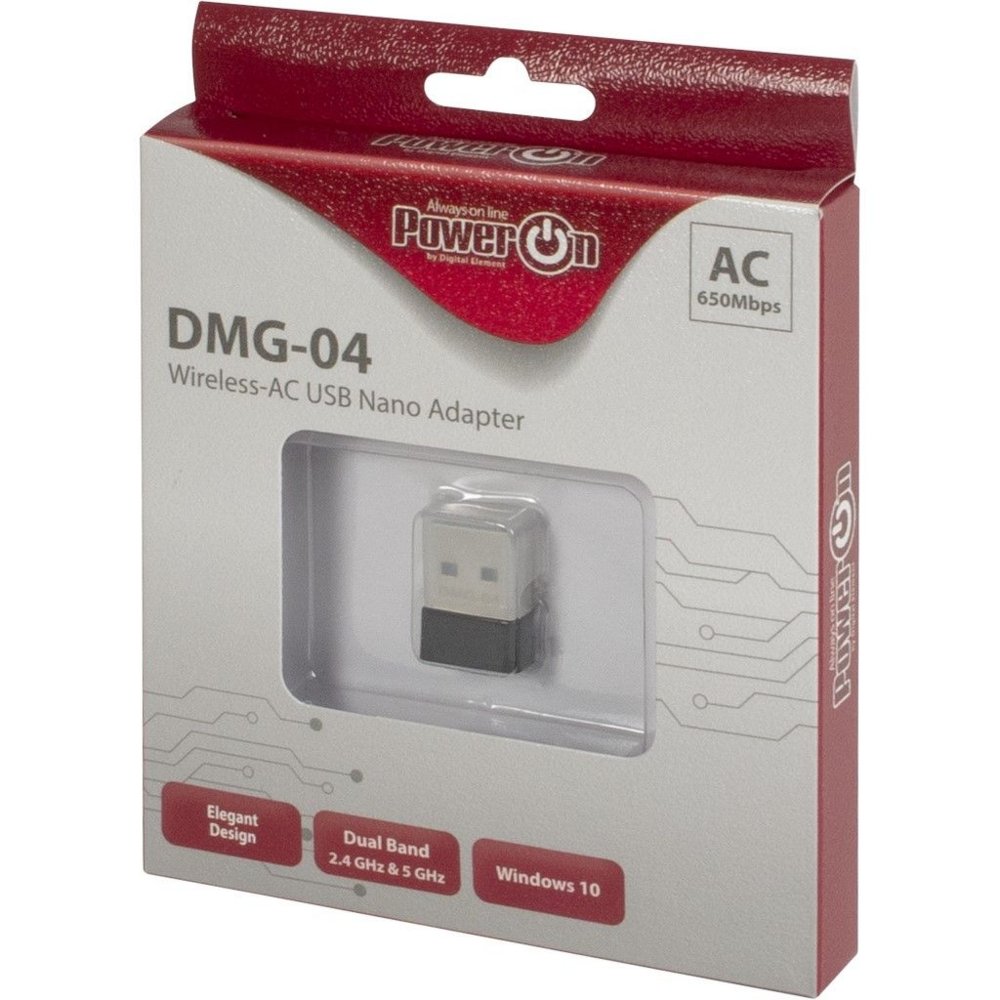 Inter-Tech DMG-04 | Wi-Fi 5 USB Nano Adapter | 433 Mbps (5 GHz) / 200 Mbps (2,4 GHz) | USB 2.0 | Zwart 3 Inter-Tech DMG-04 | Wi-Fi 5 USB Nano Adapter | 433 Mbps (5 GHz) / 200 Mbps (2,4 GHz) | USB 2.0 | Zwart - Afbeelding 3