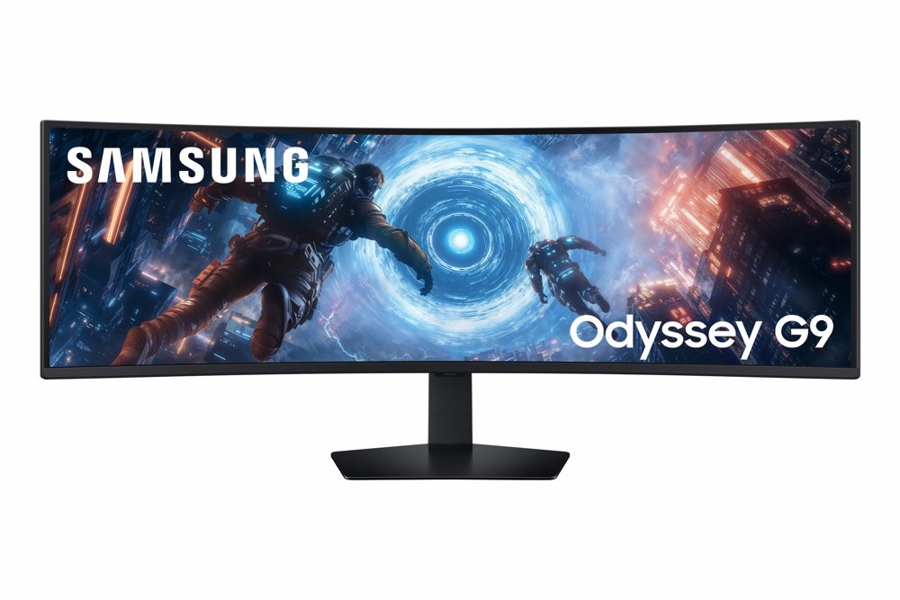 Samsung Odyssey G9 G91F 49" | 5120x1440 VA | 144Hz | 1ms | Curved UltraWide Gaming Monitor | Zwart 1 Samsung Odyssey G9 G91F 49" | 5120x1440 VA | 144Hz | 1ms | Curved UltraWide Gaming Monitor | Zwart