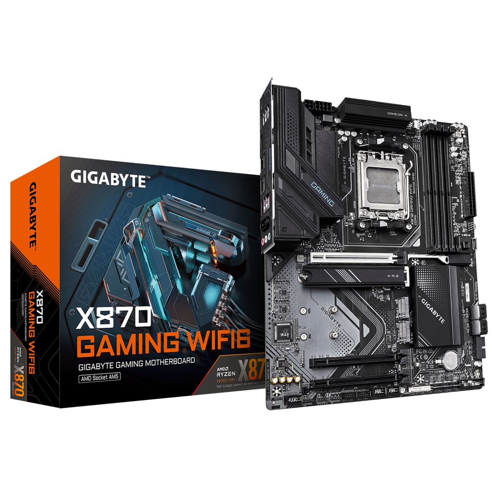 Gigabyte X870 GAMING WIFI6 | Socket AM5 | AMD X870 | 4xDDR5 | ATX | Moederbord 1 Gigabyte X870 GAMING WIFI6 | Socket AM5 | AMD X870 | 4xDDR5 | ATX | Moederbord