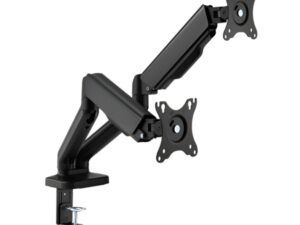 SBOX Flex LCD-S024-2 | Verstelbare Monitor-bureaubeugel | Tot 32" | Max 9kg | VESA 100x100 | 2 Monitoren