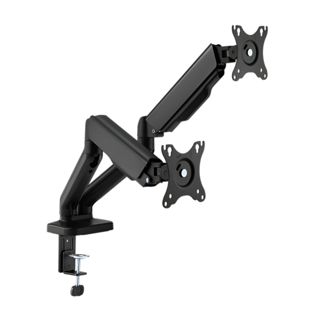 SBOX Flex LCD-S024-2 | Verstelbare Monitor-bureaubeugel | Tot 32" | Max 9kg | VESA 100x100 | 2 Monitoren 1 SBOX Flex LCD-S024-2 | Verstelbare Monitor-bureaubeugel | Tot 32" | Max 9kg | VESA 100x100 | 2 Monitoren