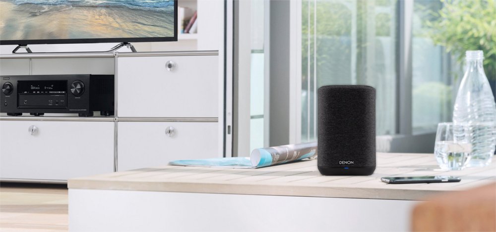 Denon Home 150 | Draadloze Smart Speaker | HEOS Built-in | 192kHz/24-bit Hi-Res Audio | Zwart 6 Denon Home 150 | Draadloze Smart Speaker | HEOS Built-in | 192kHz/24-bit Hi-Res Audio | Zwart - Afbeelding 6