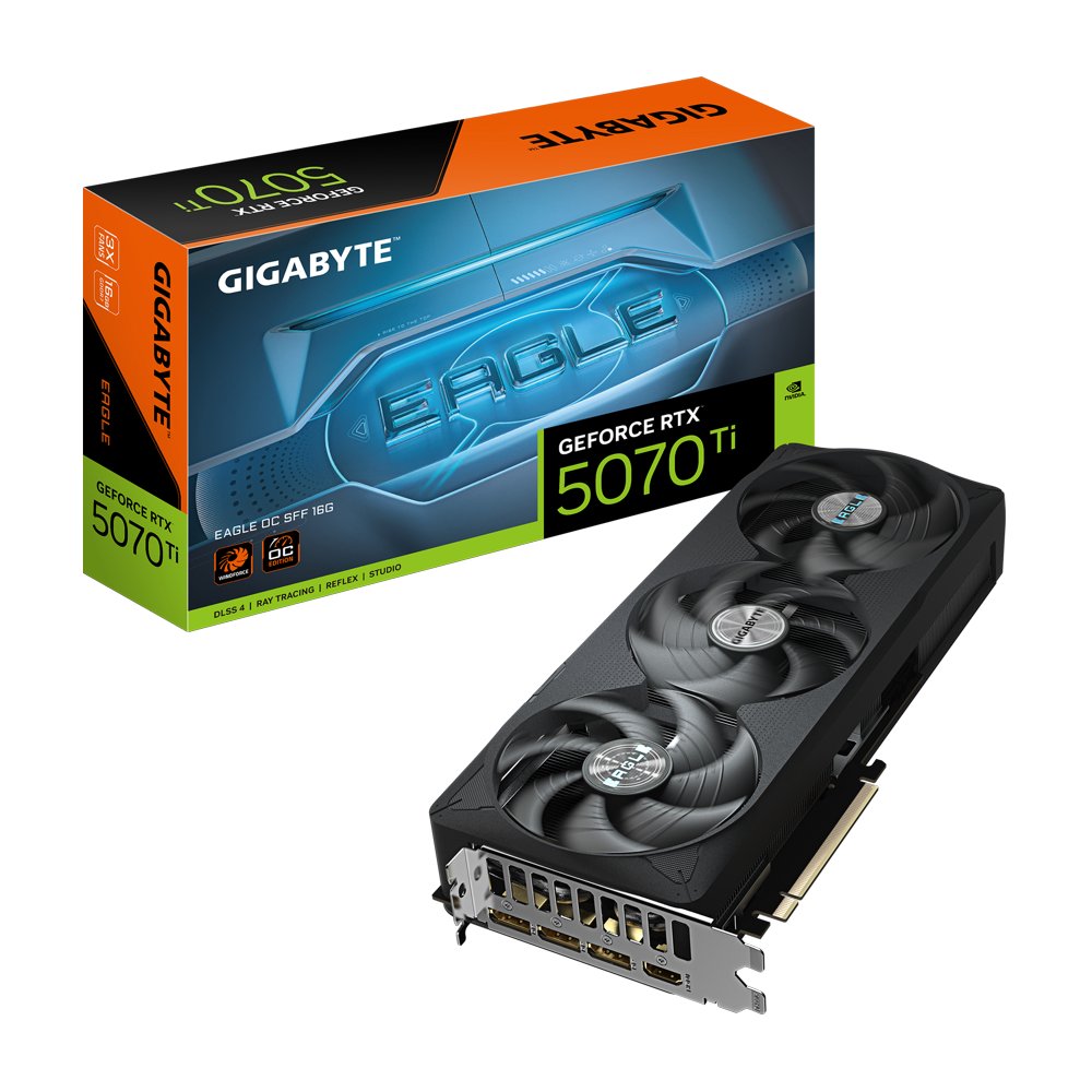 GIGABYTE GeForce RTX 5070 Ti EAGLE OC SFF | 16GB GDDR7 | DLSS 4 | Videokaart | Nvidia GPU 1 GIGABYTE GeForce RTX 5070 Ti EAGLE OC SFF | 16GB GDDR7 | DLSS 4 | Videokaart | Nvidia GPU