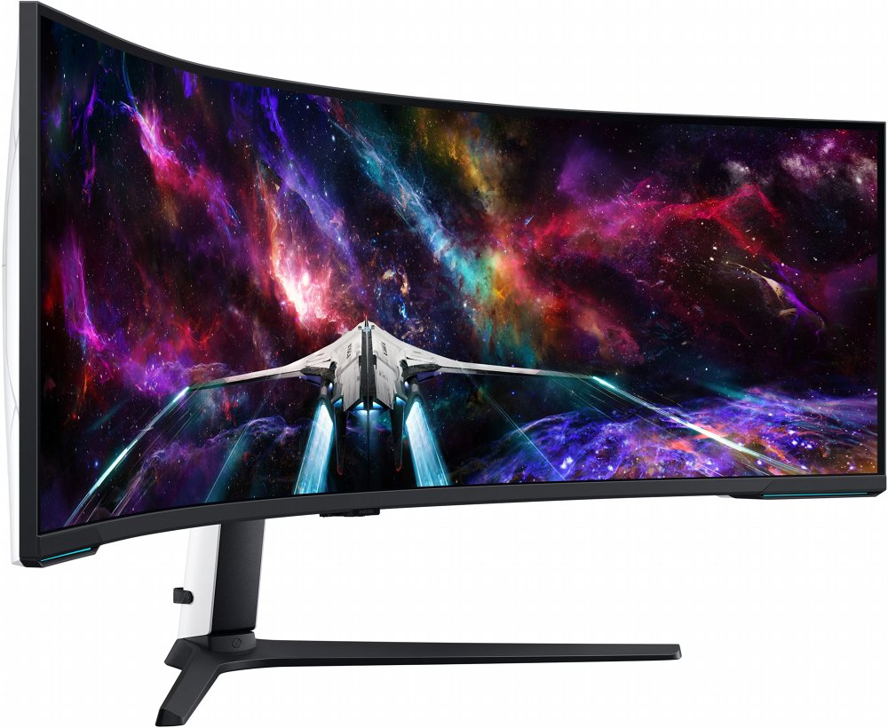 Samsung Odyssey Neo G95NC | 57" VA Miniled | 7680x2160 | 240Hz | Curved Gaming Monitor | OPEN BOX 3 Samsung Odyssey Neo G95NC | 57" VA Miniled | 7680x2160 | 240Hz | Curved Gaming Monitor | OPEN BOX - Afbeelding 3