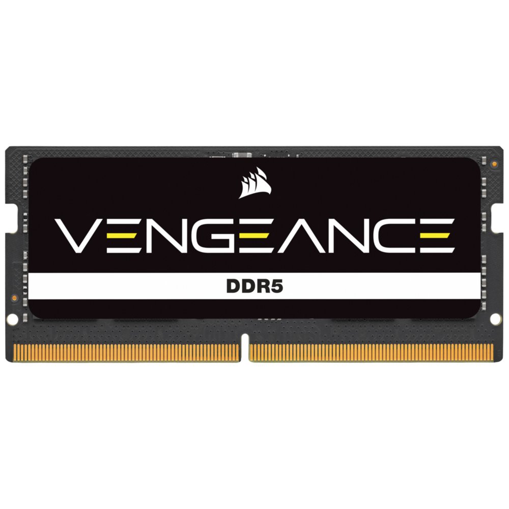 Corsair Vengeance | 32GB 2x16GB DDR5 | 4800MHz | SODIMM | CL40 | Geheugenmodule | RAM 1 Corsair Vengeance | 64GB 2x32GB DDR5 | 4800MHz | SODIMM | CL40 | Geheugenmodule | RAM
