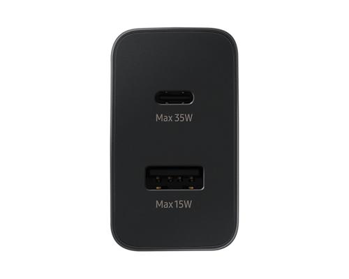 Samsung EP-TA220NBEGEU | Oplader 35W USB-A & USB-C | Zwart 4 Samsung EP-TA220NBEGEU | Oplader 35W USB-A & USB-C | Zwart - Afbeelding 4