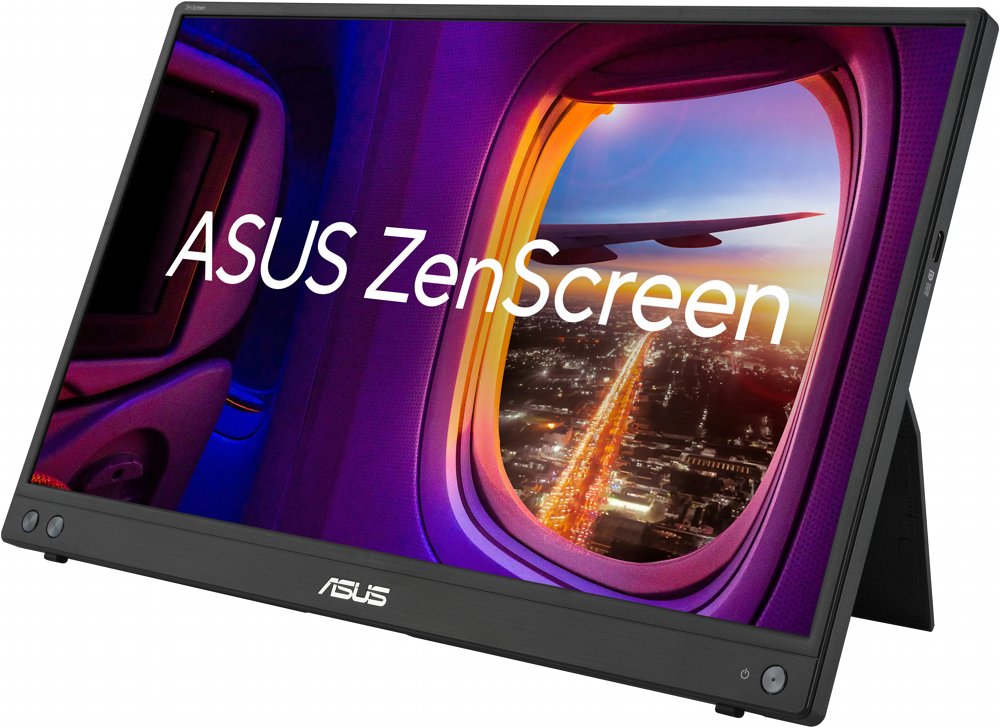 ASUS ZenScreen MB16AHV | 15,6" Full HD IPS Monitor (1920x1080) | Draagbaar | USB-C | Zwart 1 ASUS ZenScreen MB16AHV | 15