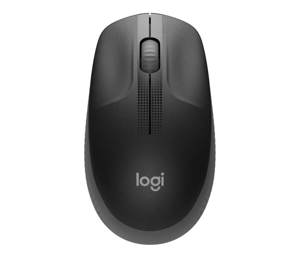 Logitech M190 | Draadloze Muis | Links- en Rechtshandig | RF | 1000 DPI | Zwart 1 Logitech M190 | Draadloze Muis | Links- en Rechtshandig | RF | 1000 DPI | Zwart