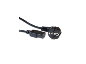 ACT AC3315 | Elektriciteitssnoer | 3 Meter | CEE7/7 naar C13 Stekker | Zwart