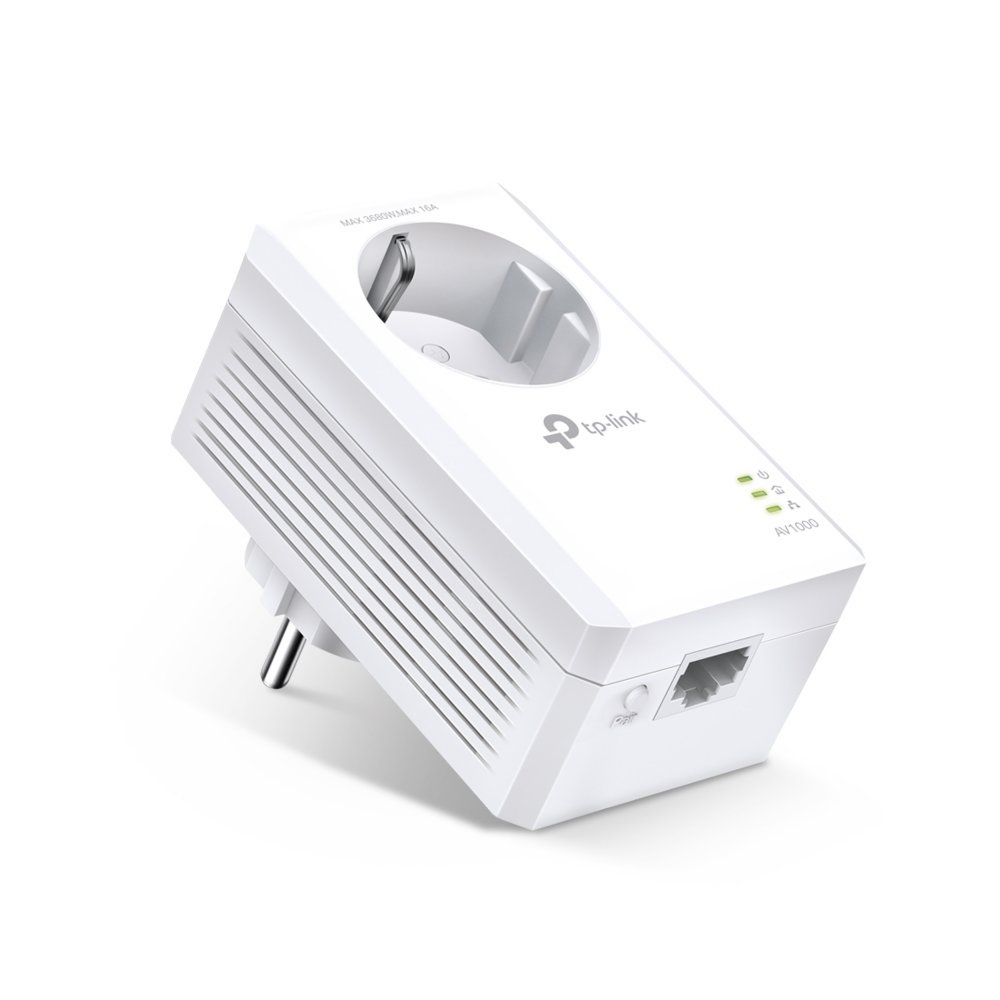 TP-Link TL-PA7017P KIT | Powerline Adapter | 1000 Mbps | Gigabit Ethernet | Met Stopcontact | Wit 1 TP-Link TL-PA7017P KIT | Powerline Adapter | 1000 Mbps | Gigabit Ethernet | Met Stopcontact | Wit