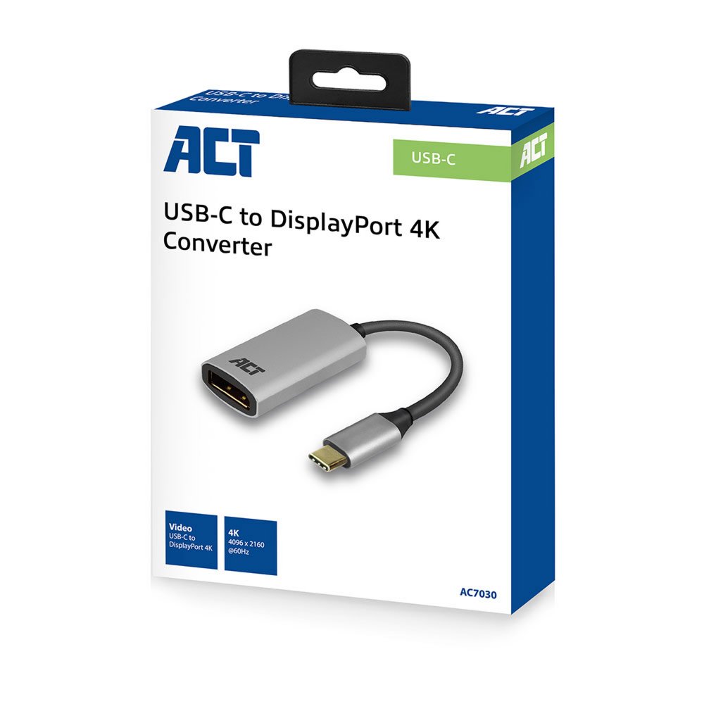 ACT AC7030 | USB-C naar DisplayPort Adapter 4 ACT AC7030 | USB-C naar DisplayPort Adapter - Afbeelding 4