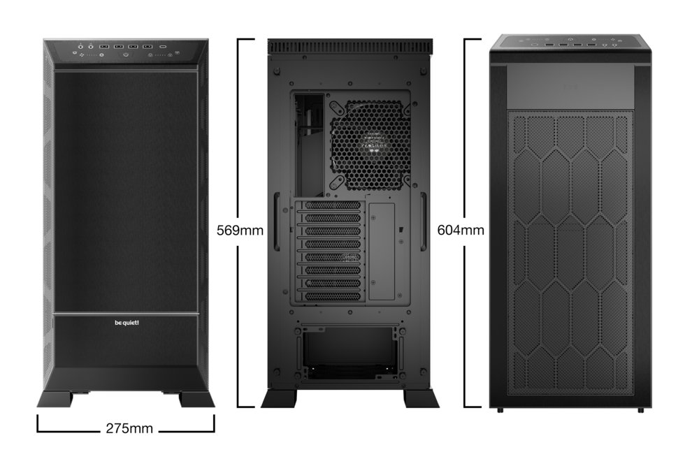 be quiet! Dark Base Pro 901 | Tower Case | Zwart 2 be quiet! Dark Base Pro 901 | Tower Case | Zwart - Afbeelding 2