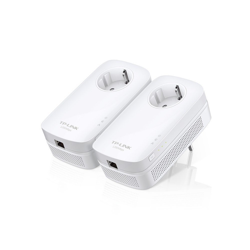 TP-Link AV1300 | Gigabit Powerline Adapter Set | HomePlug AV2 | 1200 Mbps | Met Stopcontact | Starter Kit 1 TP-Link AV1300 | Gigabit Powerline Adapter Set | HomePlug AV2 | 1200 Mbps | Met Stopcontact | Starter Kit