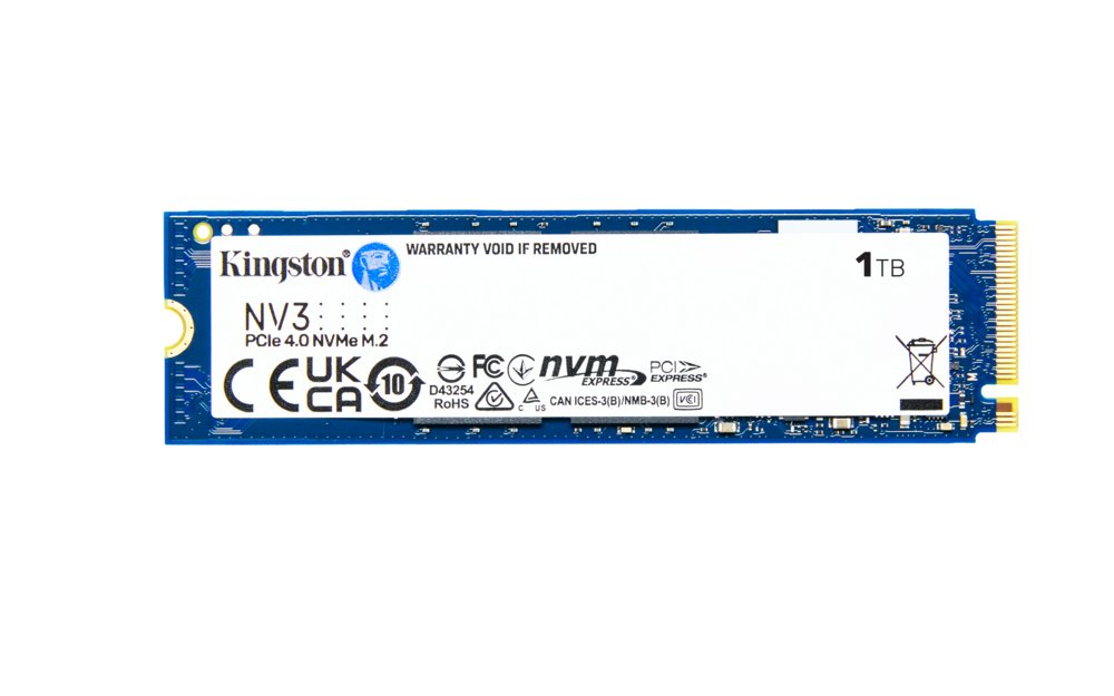 Kingston NV3 | 1TB NVMe SSD | M.2 | Gen4 | 6.000MB/s Lezen | 4.000MB/s Schrijven 4 Kingston NV3 | 1TB NVMe SSD | M.2 | Gen4 | 6.000MB/s Lezen | 4.000MB/s Schrijven - Afbeelding 4