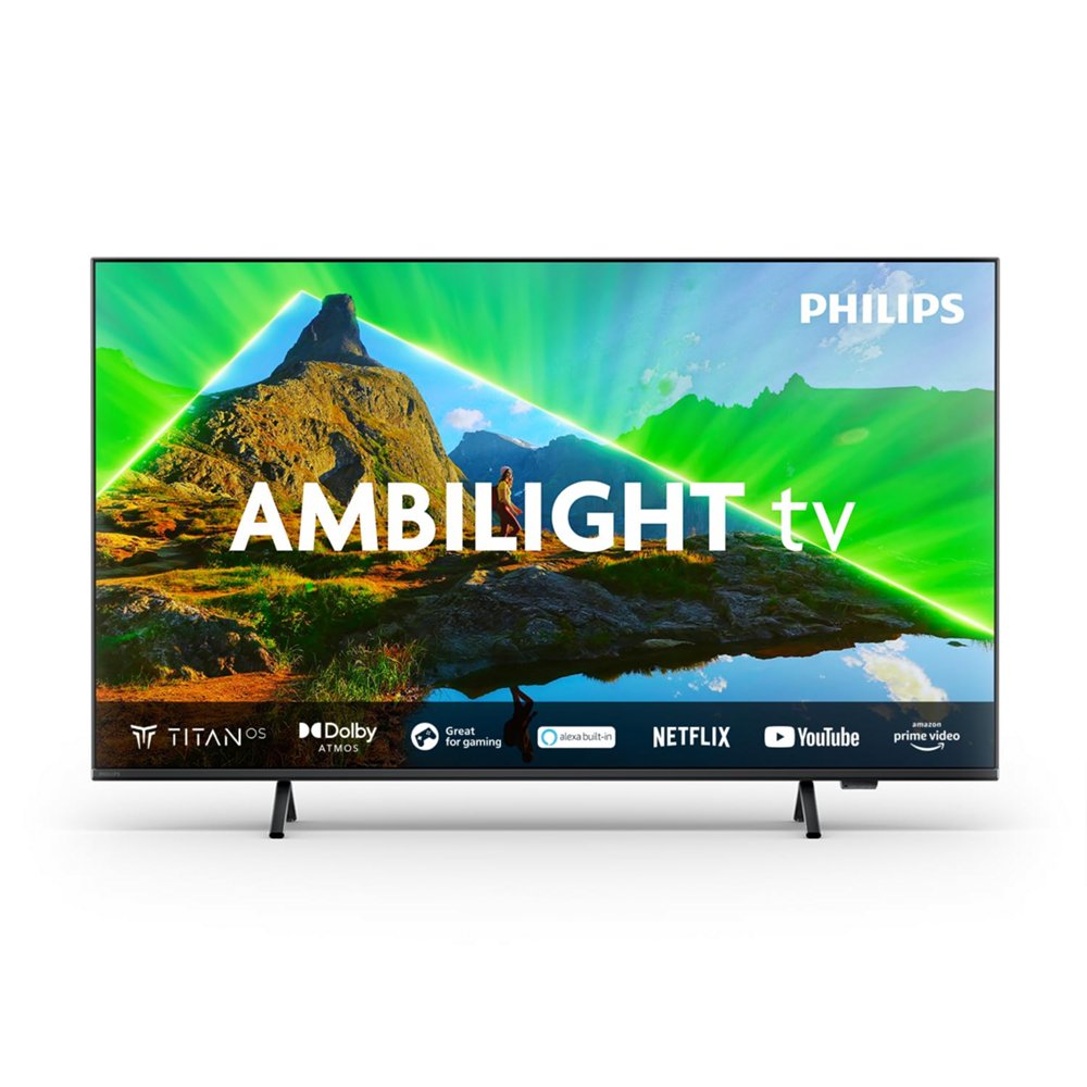 Philips 65PUS8319/12 75" | Ultra HD 4K LED Smart TV met Ambilight | Titan OS + Wifi | HDR10+ voor Haarscherpe Beelden | Sfeervolle Kijkervaring | 60Hz 1 Philips 65PUS8319/12 75" | Ultra HD 4K LED Smart TV met Ambilight | Titan OS + Wifi | HDR10+ voor Haarscherpe Beelden | Sfeervolle Kijkervaring | 60Hz