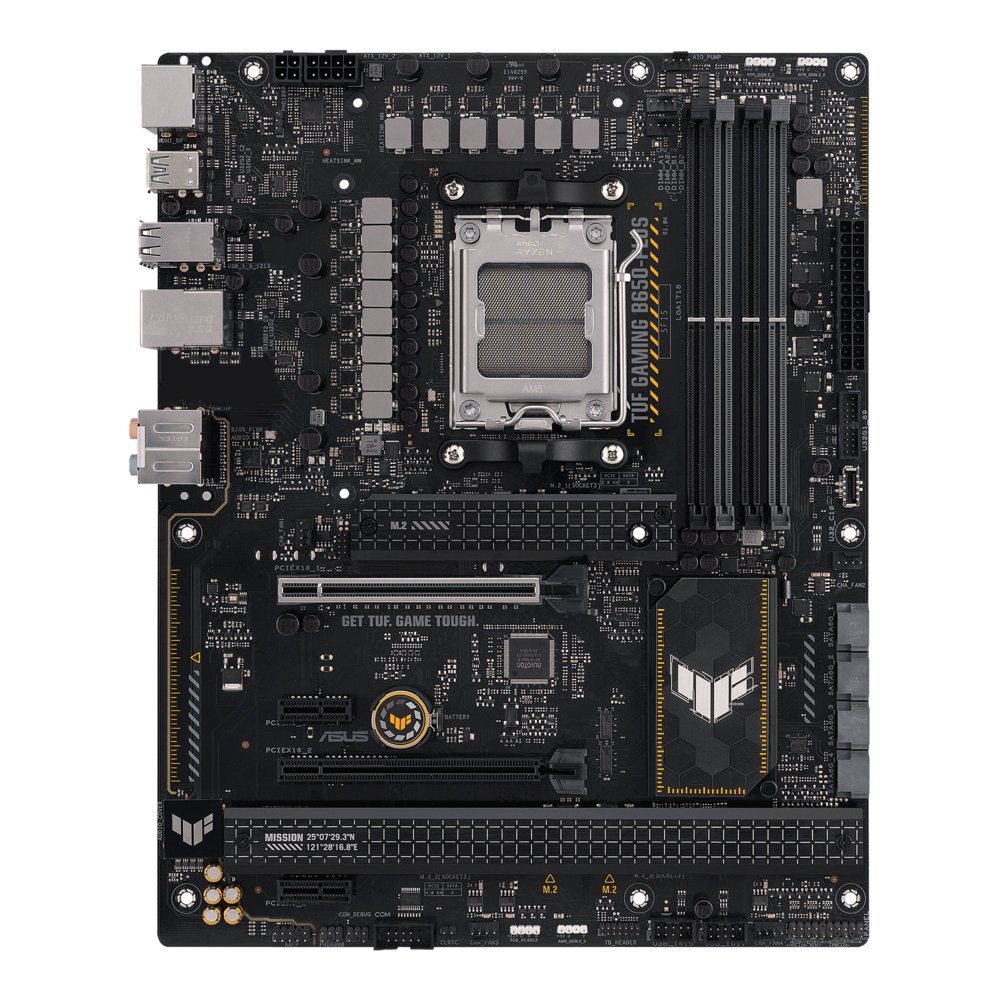 ASUS TUF GAMING B650-PLUS | Socket AM5 | AMD B650 | 4xDDR5 | ATX | Moederbord 2 ASUS TUF GAMING B650-PLUS | Socket AM5 | AMD B650 | 4xDDR5 | ATX | Moederbord - Afbeelding 2