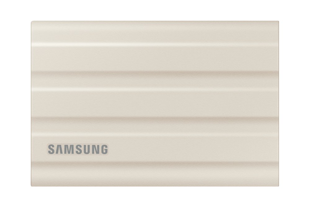 Samsung T7 Shield | Externe SSD | 2TB | USB 3.2 Gen2 | 1.050MB/s Lezen | 1.000MB/s Schrijven | Beige 1 Samsung T7 Shield | Externe SSD | 2TB | USB 3.2 Gen2 | 1.050MB/s Lezen | 1.000MB/s Schrijven | Beige