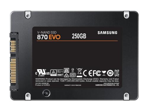 Samsung 870 EVO | 250GB SATA SSD | 2.5'' | 560MB/s Lezen | 530MB/s Schrijven 6 Samsung 870 EVO | 250GB SATA SSD | 2.5'' | 560MB/s Lezen | 530MB/s Schrijven - Afbeelding 6