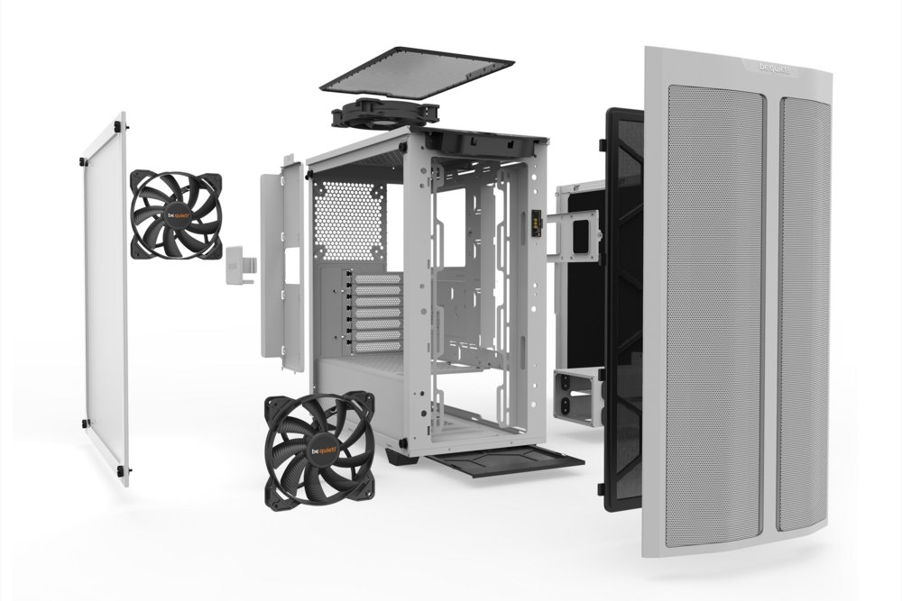 be quiet! Pure Base 500DX | Midi Tower Case | Wit 4 be quiet! Pure Base 500DX | Midi Tower Case | Wit - Afbeelding 4