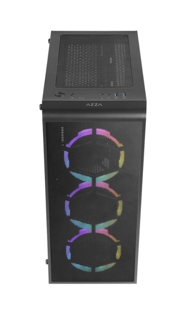 Azza Prime 360 RGB | Midi Tower | Zwart 3 Azza Prime 360 RGB | Midi Tower | Zwart - Afbeelding 3