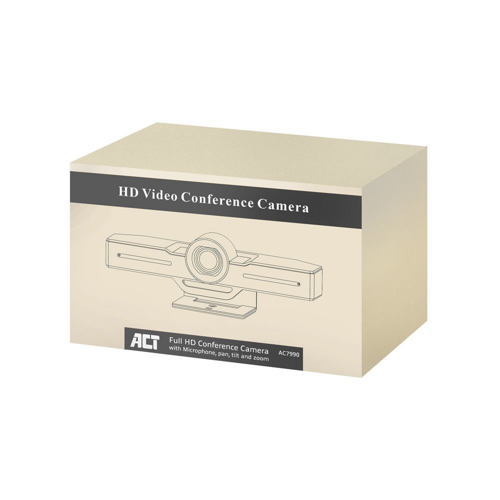 ACT AC7990 Full HD Conferentiecamera | 105° Kijkhoek | 2 Microfoons | USB | EPTZ 7 ACT AC7990 Full HD Conferentiecamera | 105° Kijkhoek | 2 Microfoons | USB | EPTZ - Afbeelding 7