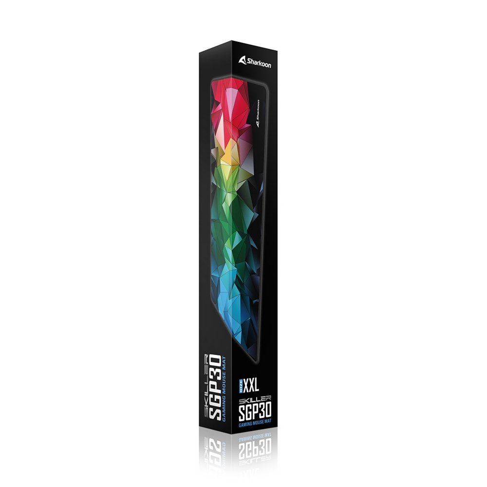 Sharkoon SKILLER SGP30 | Gaming-muismat | XXL-formaat (900 x 400 mm) | Waterafstotend textiel | Antislip rubberen onderzijde | Meerkleurig 4 Sharkoon SKILLER SGP30 | Gaming-muismat | XXL-formaat (900 x 400 mm) | Waterafstotend textiel | Antislip rubberen onderzijde | Meerkleurig - Afbeelding 4