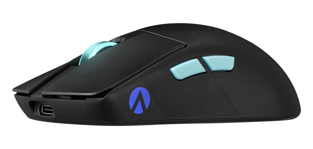 ASUS ROG Harpe Ace Aim Lab Edition | Draadloze Muis | Links- en Rechtshandig | RF + Bluetooth + USB-A | 36000 DPI | Zwart 6 ASUS ROG Harpe Ace Aim Lab Edition | Draadloze Muis | Links- en Rechtshandig | RF + Bluetooth + USB-A | 36000 DPI | Zwart - Afbeelding 6