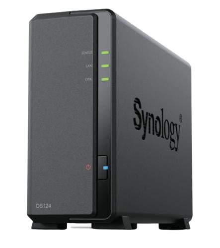 Synology DiskStation DS124 NAS | 1 Drive Bay | 1x Gigabit Ethernet | Zwart 3 Synology DiskStation DS124 NAS | 1 Drive Bay | 1x Gigabit Ethernet | Zwart - Afbeelding 3