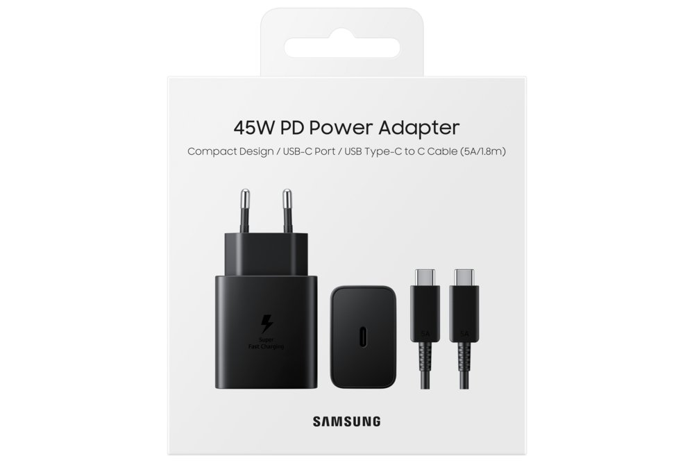 Samsung EP-T4510 | USB-C Oplader 45W inclusief USB-C Kabel | Zwart 5 Samsung EP-T4510 | USB-C Oplader 45W inclusief USB-C Kabel | Zwart - Afbeelding 5