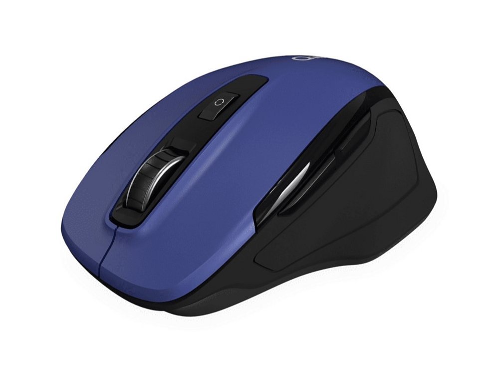 Qware Glasgow | Draadloze Muis | Rechtshandig | RF + Bluetooth | 1600 DPI | Blauw/Zwart 2 Qware Glasgow | Draadloze Muis | Rechtshandig | RF + Bluetooth | 1600 DPI | Blauw/Zwart - Afbeelding 2