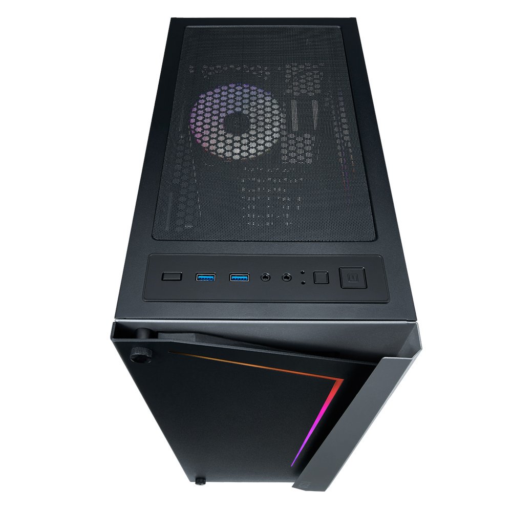 Azza Apollo 430 RGB | Midi Tower Case | Zwart 2 Azza Apollo 430 RGB | Midi Tower Case | Zwart - Afbeelding 2