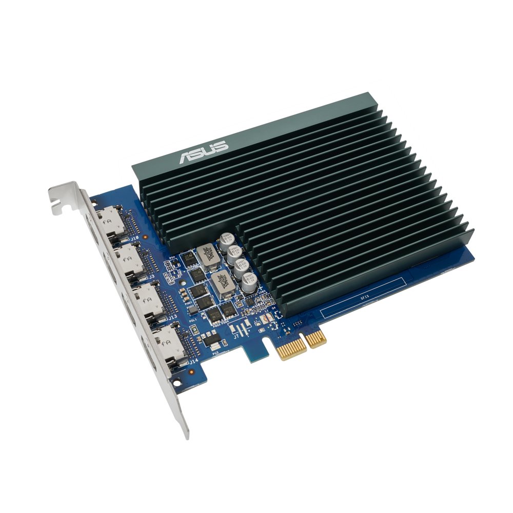 ASUS GT730-4H-SL-2GD5 | NVIDIA GeForce GT 730 | 2GB GDDR5 | Passief gekoeld | 4× HDMI-uitgang 3 ASUS GT730-4H-SL-2GD5 | NVIDIA GeForce GT 730 | 2GB GDDR5 | Passief gekoeld | 4× HDMI-uitgang - Afbeelding 3