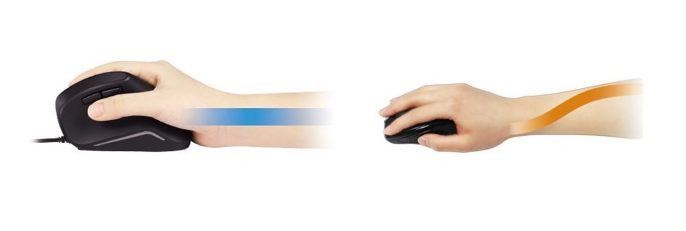 Perixx PERIMICE-515 II | Ergonomische Bedrade Muis | Rechtshandig | USB-A | 1600 DPI | Zwart 2 Perixx PERIMICE-515 II | Ergonomische Bedrade Muis | Rechtshandig | USB-A | 1600 DPI | Zwart - Afbeelding 2