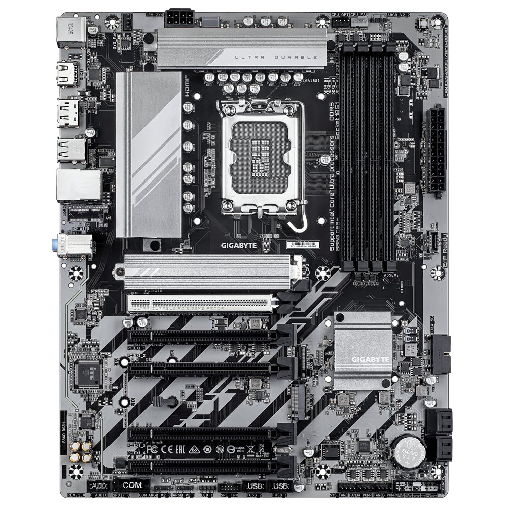 Gigabyte B860 DS3H | Socket LGA 1851 (V1) | Intel B860 | 4xDDR5 | ATX | Moederbord 2 Gigabyte B860 DS3H | Socket LGA 1851 (V1) | Intel B860 | 4xDDR5 | ATX | Moederbord - Afbeelding 2