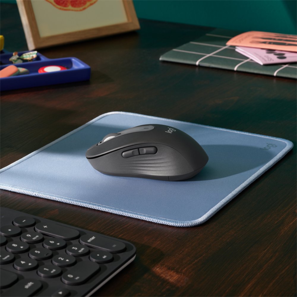 Logitech Signature M650 | Draadloze Muis | RF-Draadloos + Bluetooth | 1000 DPI | Grafiet 3 Logitech Signature M650 | Draadloze Muis | RF-Draadloos + Bluetooth | 1000 DPI | Grafiet - Afbeelding 3