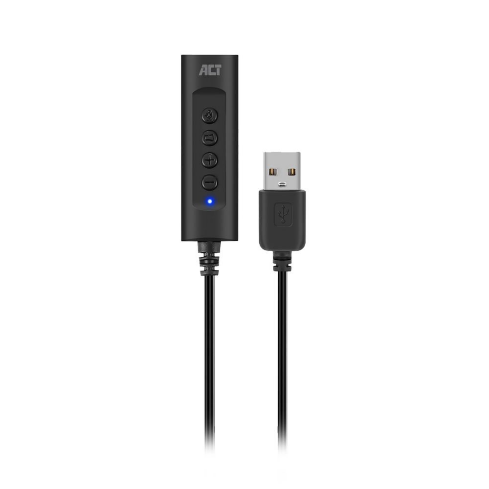 ACT AC9360 | USB Geluidskaart | 3,5 mm Audio | Plug & Play | Compact Design 1 ACT AC9360 | USB Geluidskaart | 3