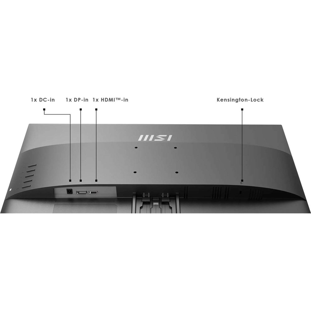 MSI PRO MP2412 | 23,8" Full HD VA Monitor (100Hz) | 1920x1080 | HDMI + DisplayPort | VESA 2 8" Full HD VA Monitor (100Hz) | 1920x1080 | HDMI + DisplayPort | VESA