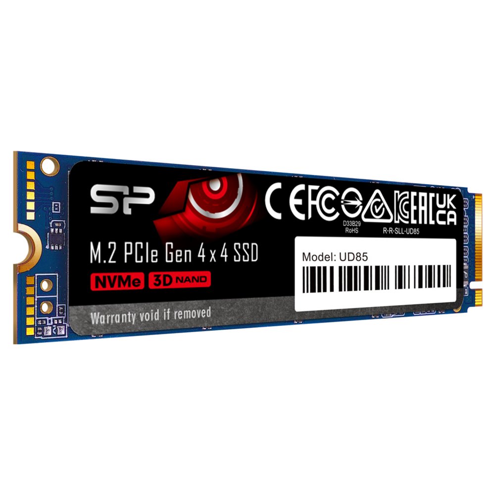 Silicon Power UD85 | 500GB NVMe SSD | M.2 Gen4 | 3.600MB/s Lezen | 2.400MB/s Schrijven 2 Silicon Power UD85 | 500GB NVMe SSD | M.2 Gen4 | 3.600MB/s Lezen | 2.400MB/s Schrijven - Afbeelding 2