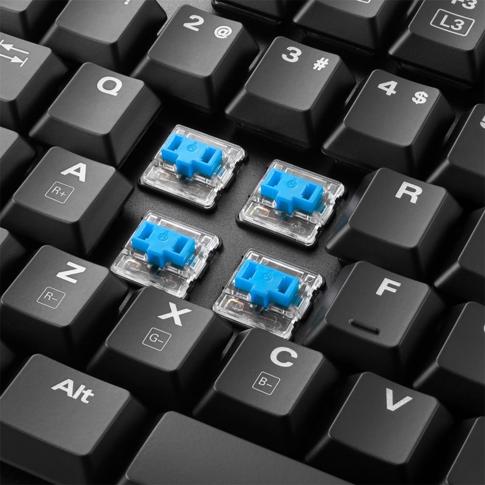 Sharkoon PureWriter RGB Wit | Bedraad Toetsenbord | QWERTY US 3 Sharkoon PureWriter RGB Wit | Bedraad Toetsenbord | QWERTY US - Afbeelding 3