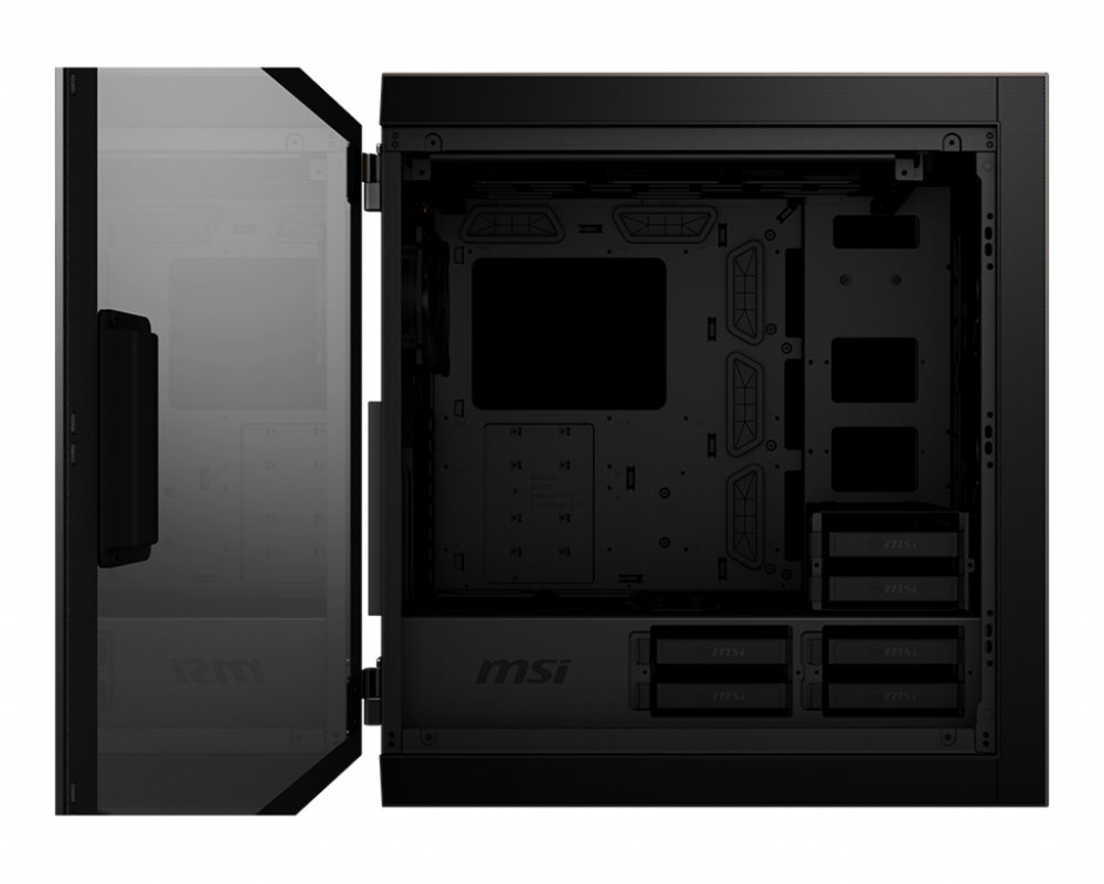 MSI MPG Sekira 500G | Midi Tower Case | USB-C | Zwart 3 MSI MPG Sekira 500G | Midi Tower Case | USB-C | Zwart - Afbeelding 3