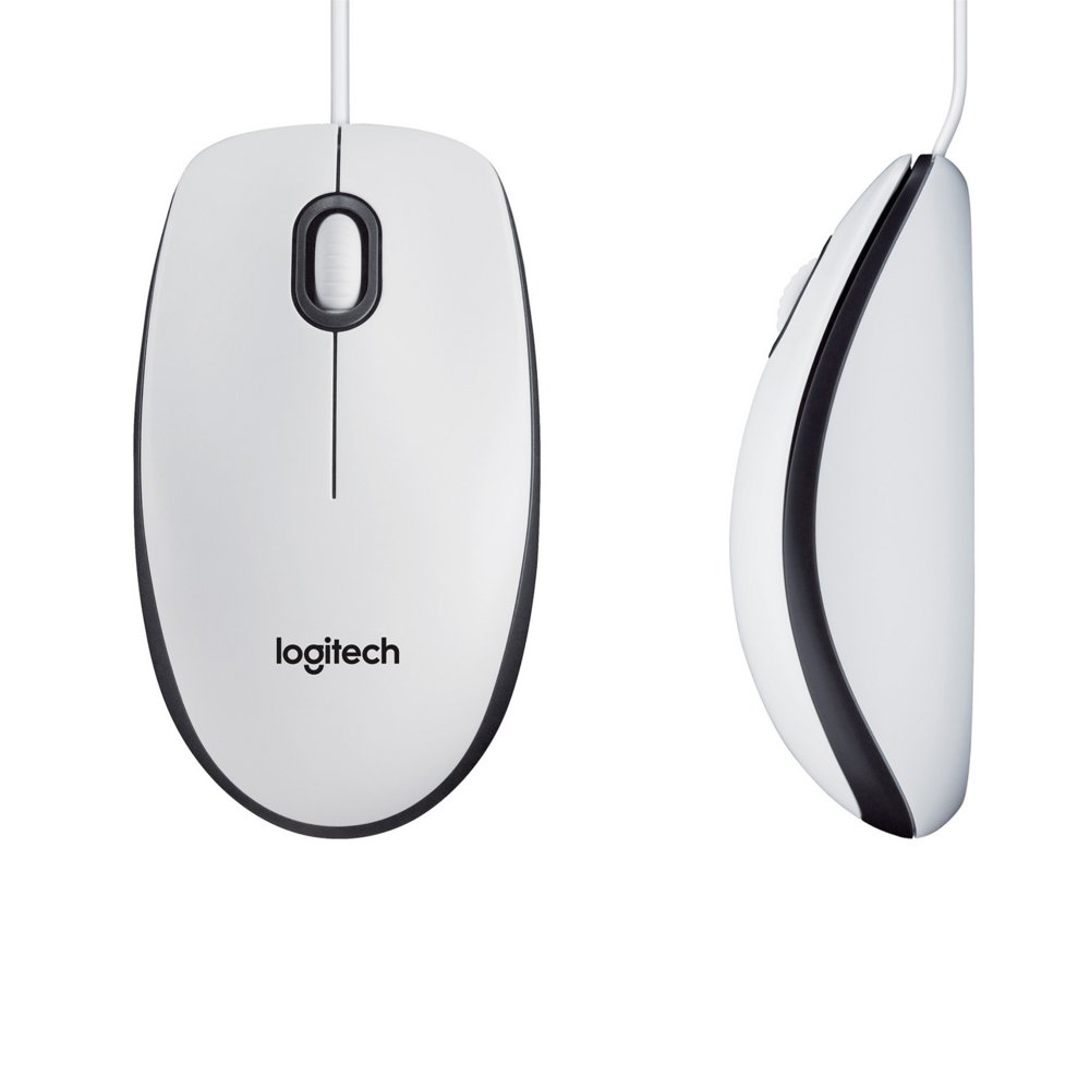 Logitech M100 | Bekabelde Muis | Links- en Rechtshandig | USB-A | 1000 DPI | Wit 5 Logitech M100 | Bekabelde Muis | Links- en Rechtshandig | USB-A | 1000 DPI | Wit - Afbeelding 5