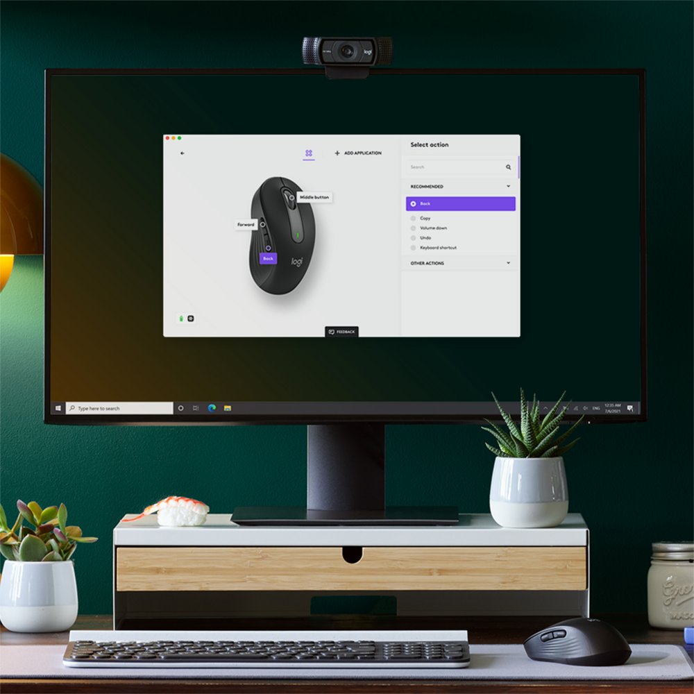 Logitech Signature M650 | Draadloze Muis | RF-Draadloos + Bluetooth | 1000 DPI | Grafiet 5 Logitech Signature M650 | Draadloze Muis | RF-Draadloos + Bluetooth | 1000 DPI | Grafiet - Afbeelding 5