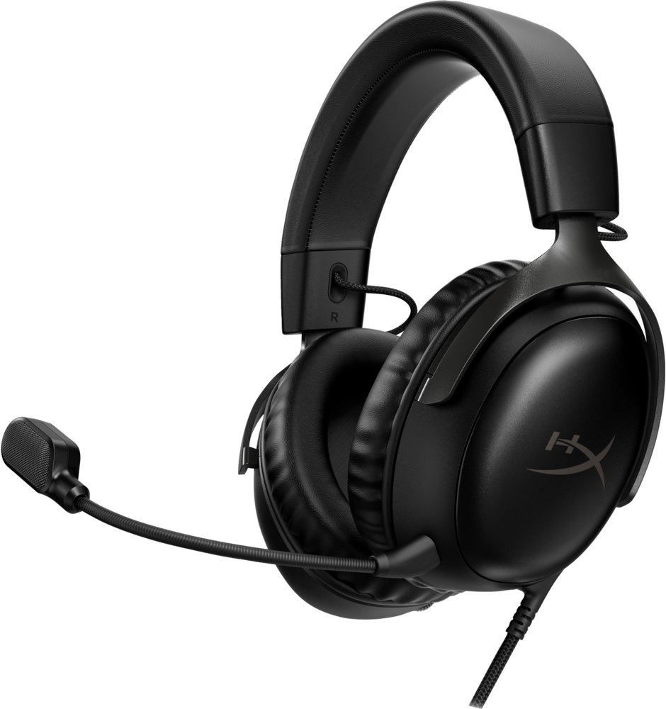 HyperX Cloud III | Bedrade Over-ear Gaming Headset | 3.5mm + USB-A + USB-C | Zwart 2 HyperX Cloud III | Bedrade Over-ear Gaming Headset | 3.5mm + USB-A + USB-C | Zwart - Afbeelding 2